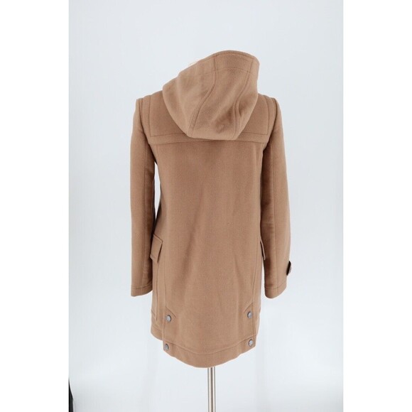 Burberry Women Size 4 (UK 6) Brown Baysbrooke Wool Check & Hearts Duffle Coat - Picture 8 of 16